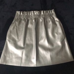 Zara metallic skirt
